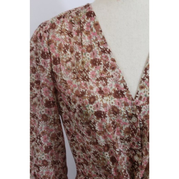 Trovata Birds of Paradis Pink Floral Ainsley B Sylvie Dress - Picture 8 of 14